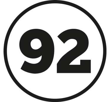 Autocollant voiture personnalisé numéro rallye - TenStickers