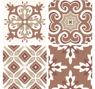 Sticker carrelage mocha mousse - TenStickers