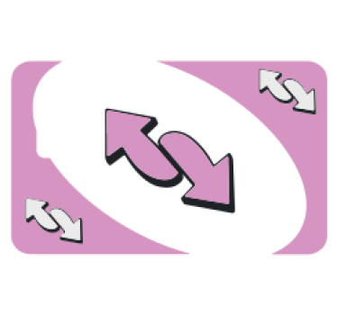 Sticker carte bancaire carte uno rose - TenStickers