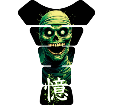Sticker moto mort de la momie - TenStickers