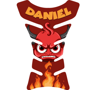 Sticker moto diable - TenStickers