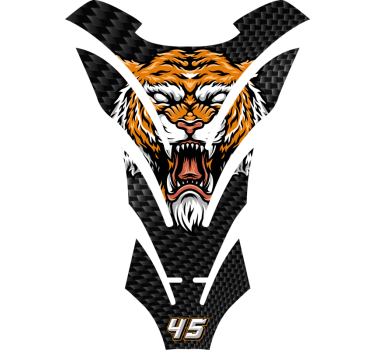 Sticker moto tigre - TenStickers