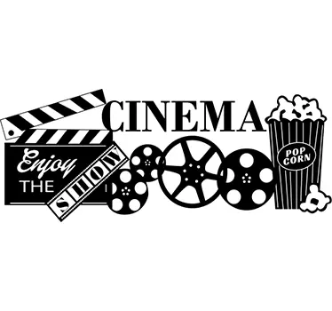 Sticker pour cinéphiles - TenStickers