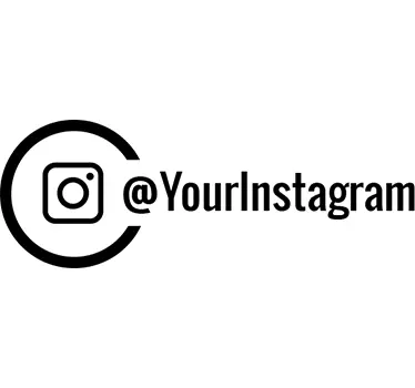 Sticker vitrine personnalisé Instagram logo - TenStickers