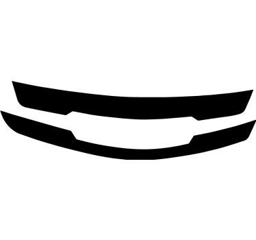 Sticker moto visière monochrome - TenStickers