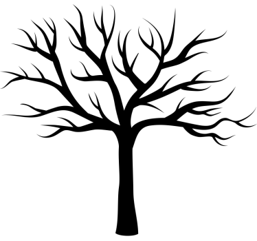 Sticker arbre sans feuilles - TenStickers