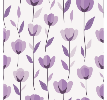 Sticker cuisine conception d'imprimés floraux - TenStickers