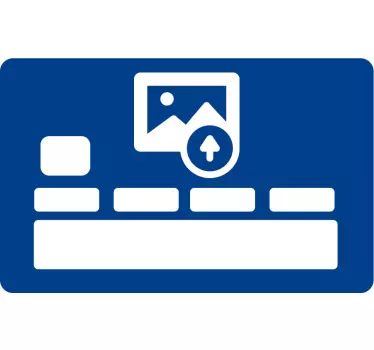 Stickers carte bleue personnalisable - TenStickers