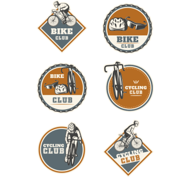 Sticker vélo conception d'ensembles de cyclisme - TenStickers