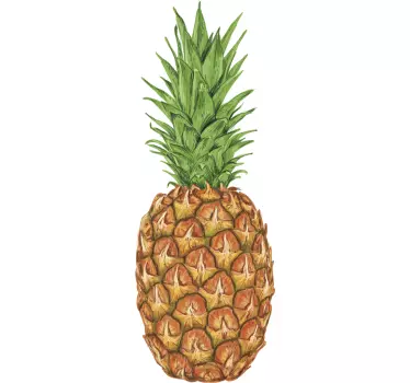 Sticker ananas aquarelle - TenStickers