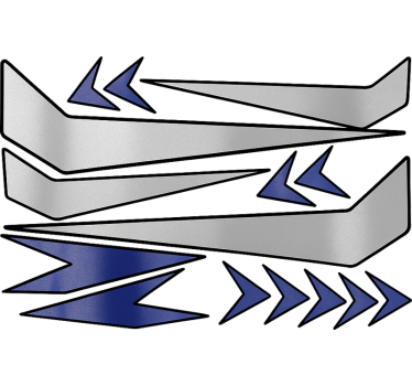 Sticker moto conception graphique du casque - TenStickers