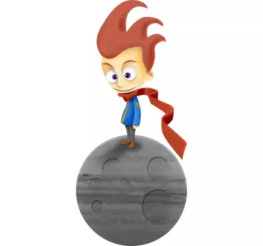 Sticker enfant petit prince couleur - TenStickers