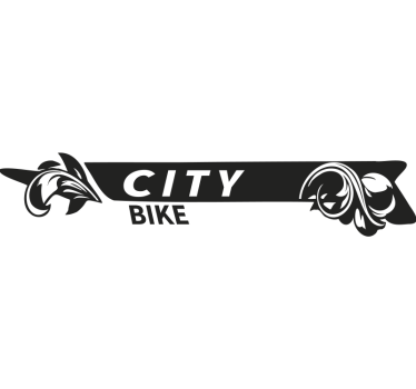 Sticker vélo collection de vélos en ville - TenStickers