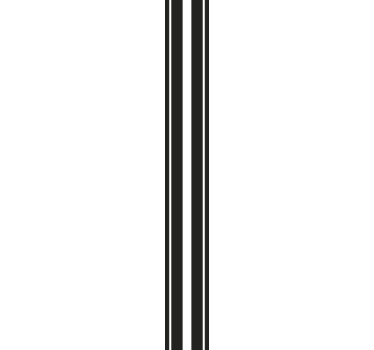 Sticker moto lignes de course monochromes - TenStickers