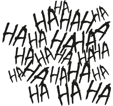 Sticker moto conception monochrome de rire - TenStickers