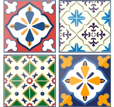 Sticker carrelage portugais traditionnel - TenStickers