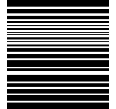 Sticker fenêtre lignes horizontales - TenStickers