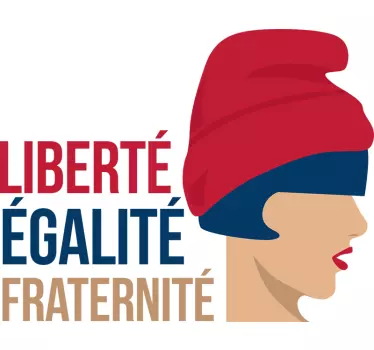 Sticker Marianne Française - TenStickers