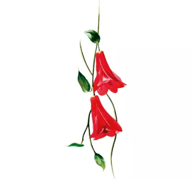 Sticker Mural Copihue Chilienne - TenStickers