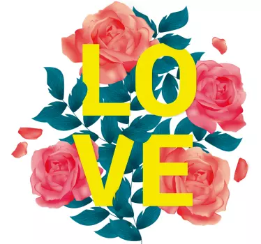 Sticker Mural Dessin Fleur - TenStickers