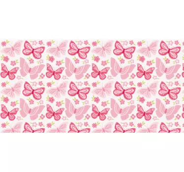 Sticker Chambre Enfant Dessin de Papillons - TenStickers