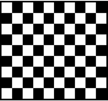 Sticker voiture échiquier noir et blanc - TenStickers