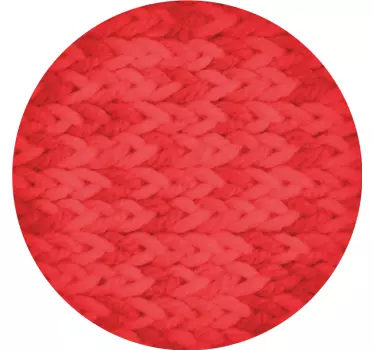 Sticker géométrique cercles corail - TenStickers