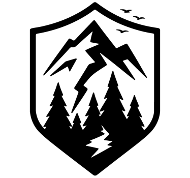 Sticker vélo peaux de sentier timberline - TenStickers