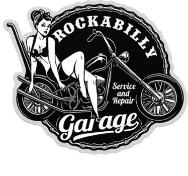 Sticker moto silhouette de chopper classique - TenStickers