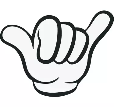 Autocollant pour voiture dessin de main cool - TenStickers