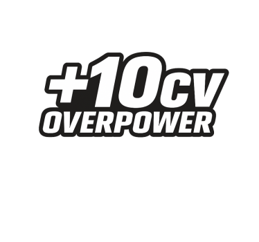 Sticker moto plus 10 cv texte - TenStickers