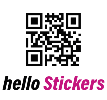 Sticker voiture personnalisé code qr et nom - TenStickers