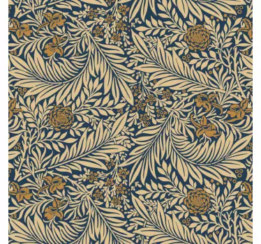 Adhésif meuble vintage floral sticker - TenStickers