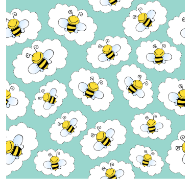 Adhésif meuble dessins d'abeilles - TenStickers