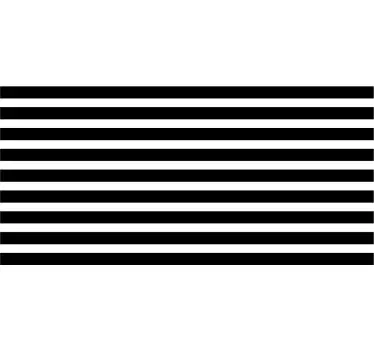 Adhésif meuble lignes horizontales - TenStickers