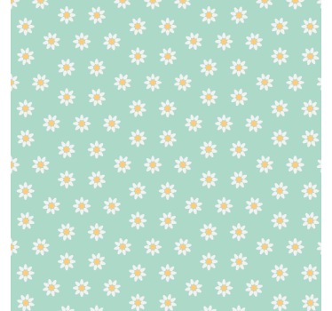 Papier adhésif meuble motif marguerites - TenStickers