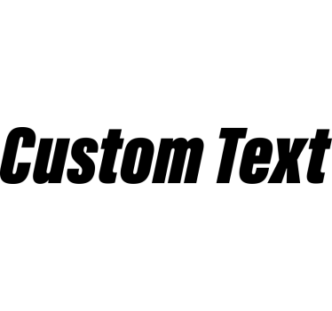 Sticker moto texte personnalisé pour moto - TenStickers