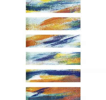 Sticker Maison Couleurs - TenStickers