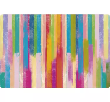 Decor Adhesif Rayures Colorées - TenStickers
