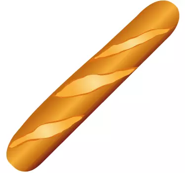 Sticker cuisine baguette de pain - TenStickers