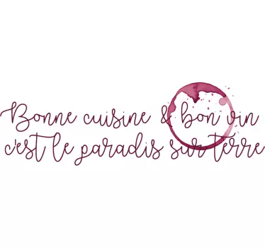 Sticker Mural Bonne cuisine - TenStickers