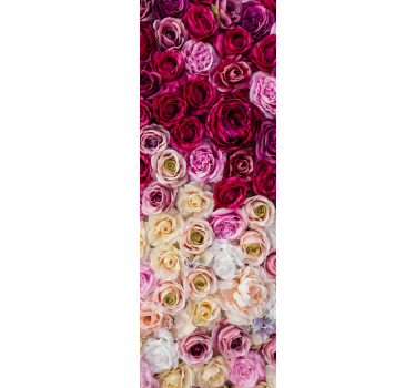 Sticker fleur motif floral roses - TenStickers