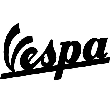 Sticker moto logo Vespa - TenStickers