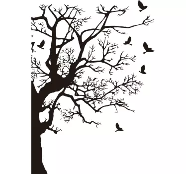 Sticker fenêtre branches - TenStickers