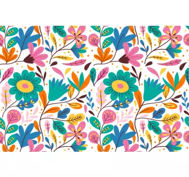 Adhésif meuble de fleurs de printemps - TenStickers