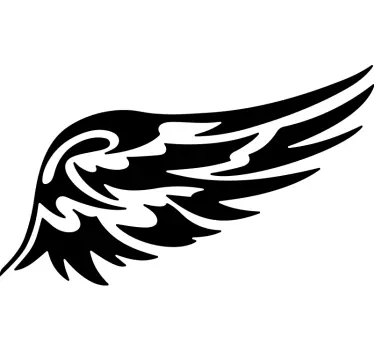 Sticker moto avec des ailes style motardes - TenStickers