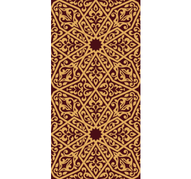Film occultant fenêtre oriental ornamental - TenStickers