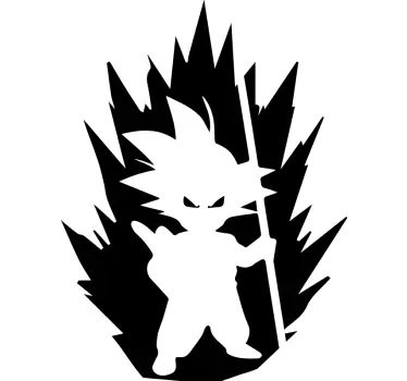 Sticker voiture de dessin Dragon Ball - TenStickers