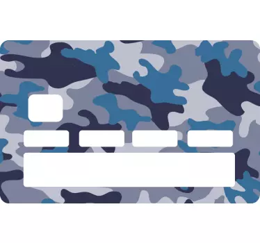 Autocollant carte bancaire camouflage militaire - TenStickers
