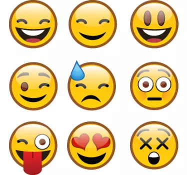 Sticker émoticones WhatsApp - TenStickers
